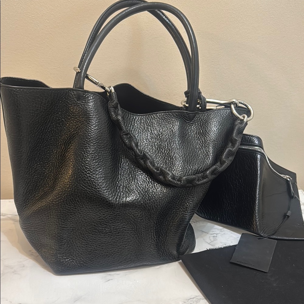 Alexander Wang Leather Runway Roxy Bucket Bag